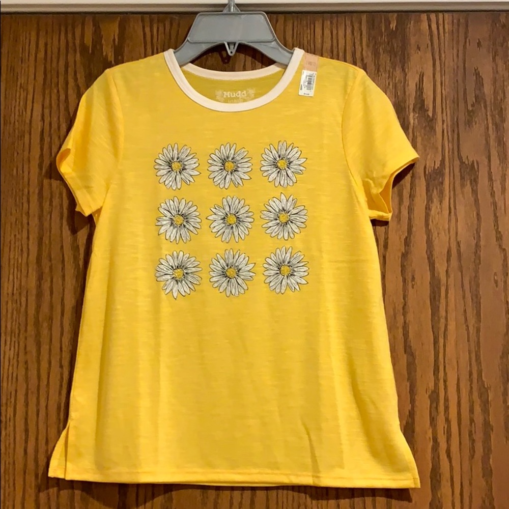 NWT Mudd Girls spring/summer daisy shirt 10/12